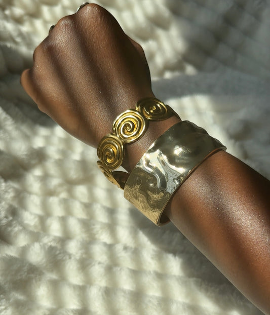 Sunflare Bangle & Velle Cuff